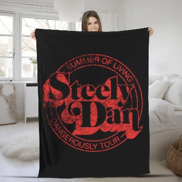 Discover Retro Grunge-Style Steely Dan - Steely Dan - Fleece Blankets