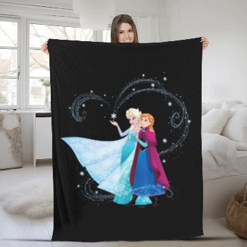 Discover Anna and Elsa | Beautiful Together Fleece Blankets