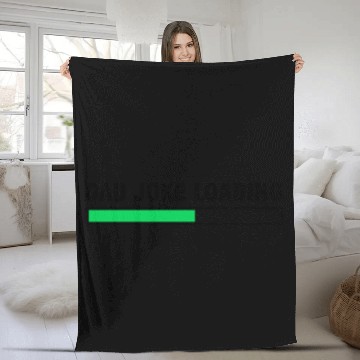 Discover Dad Joke Loading Fleece Blankets