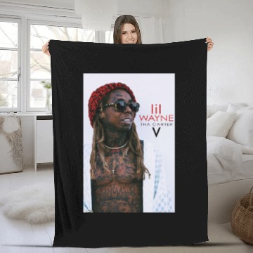 Discover LIL WAYNE Tunechi Fleece Blankets Throwback Fleece Blankets, Fleece Blankets | Rap Fleece Blankets