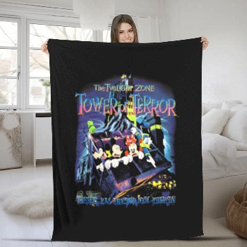 Discover Disney The Twilight Zone Tower of Terror Fleece Blankets, Twilight Zone