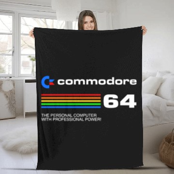 Discover Commodore 64 Fleece Blankets