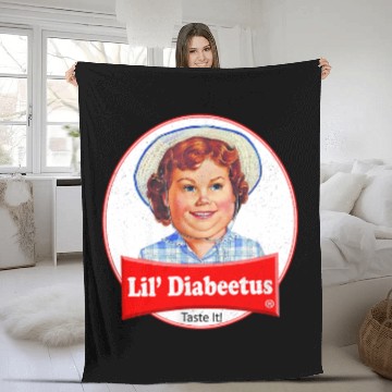 Discover Lil Diabeetus Fleece Blankets