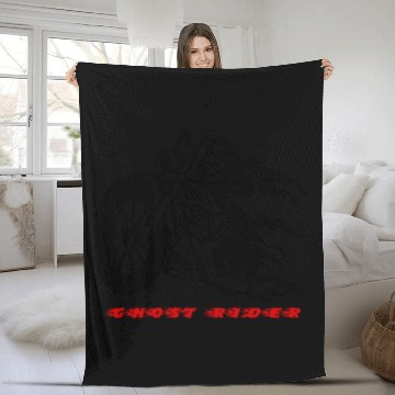 Discover Ghost Rider Fleece Blankets