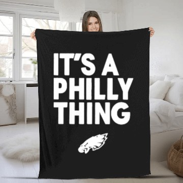 Discover Nick Sirianni It’s A Philly Thing Essential Fleece Blankets