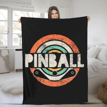 Discover Pinball Fleece Blankets