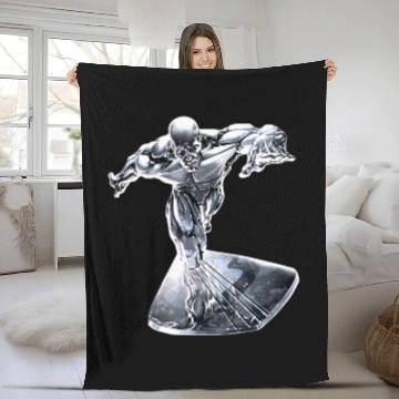 Discover Silver Surfer Fleece Blankets