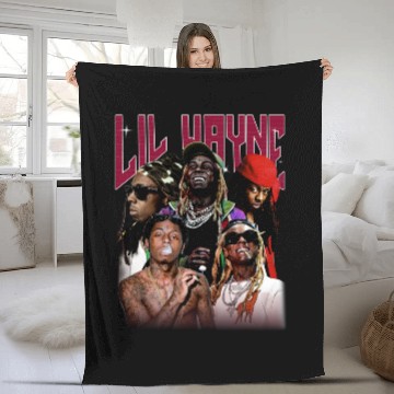 Discover Lil Wayne Fleece Blankets, Lil Wayne Merch Fleece Blankets