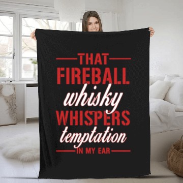 Discover FIREBALL WHISKY Fleece Blankets