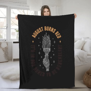 Discover august burns red Fleece Blankets