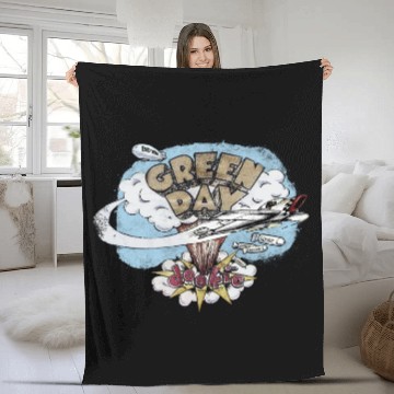 Discover Green Day Ladies Fleece Blankets: Vintage Dookie