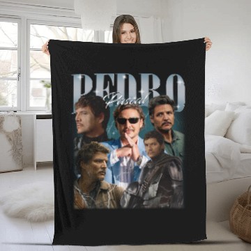 Discover PEDRO PASCAL Fleece Blankets, Actor Pedro Pascal Fleece Blankets