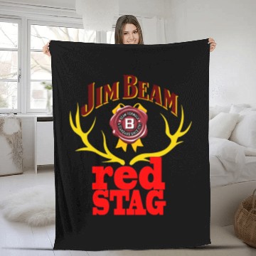 Discover Jim Beam RED STAG Fleece Blankets