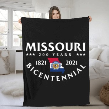 Discover Missouri Bicentennial Fleece Blankets