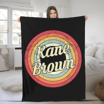 Discover Kane Brown - Retro Style - Kane Brown - Fleece Blankets