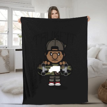 Discover Trukfit Mens Lil Wayne Skate Essential Fleece Blankets