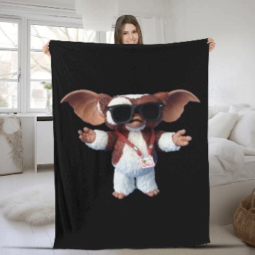 Discover Gremlins Gizmo Holiday Fleece Blankets