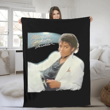 Discover Thriller Michael Jackson Fleece Blankets Vintage