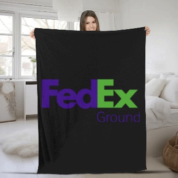 Discover FedEx Ground Fleece Blankets