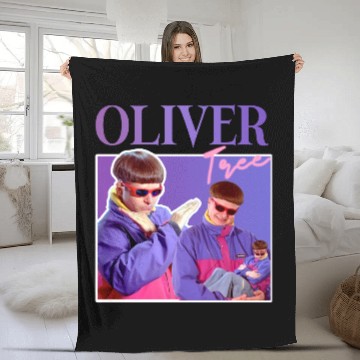 Discover Oliver Tree Fleece Blankets
