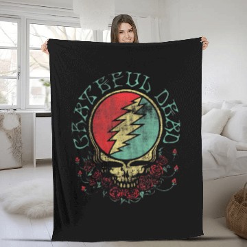 Discover Grateful Dead Steal Your Face Fleece Blankets