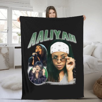 Discover Aaliyah Style Vintage Fleece Blankets