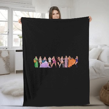 Discover Eras Tour Taylors 654 Fleece Blankets
