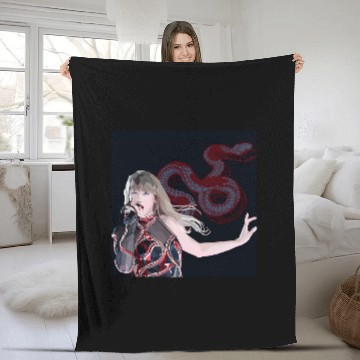 Discover Reputation Taylorr Swift Poly Portrait 2422 Fleece Blankets