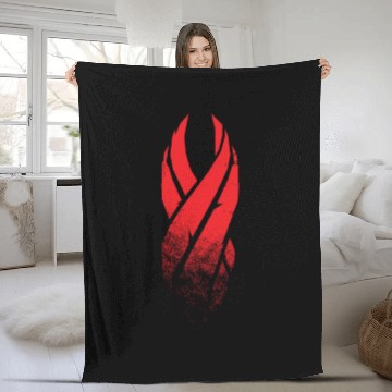 Discover Red Marker - Dead Space - Fleece Blankets