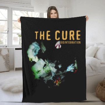 Discover The Cure Fleece Blankets Disintegration, The Cure Rock Band Fleece Blankets