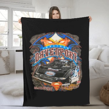 Discover 2016 Jonathan Davenport Superman Kevin Rumley Racing Fleece Blankets
