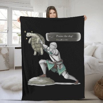 Discover Elden Ring - Praise the dog Classic Fleece Blankets