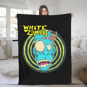 Discover White zombie Fleece Blankets
