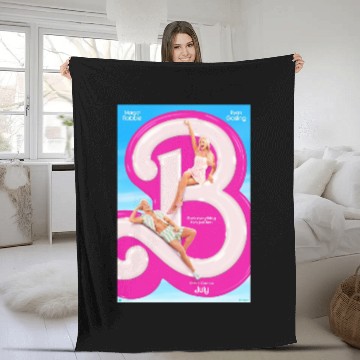 Discover Barbie movie  Poster 2023  Classic Fleece Blankets