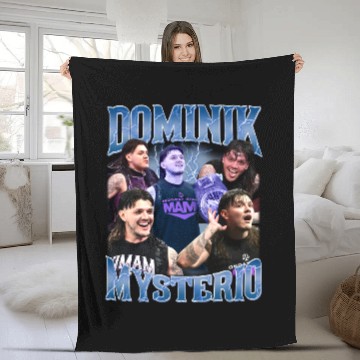 Discover Limited Dominik Mysterio Vintage Fleece Blankets