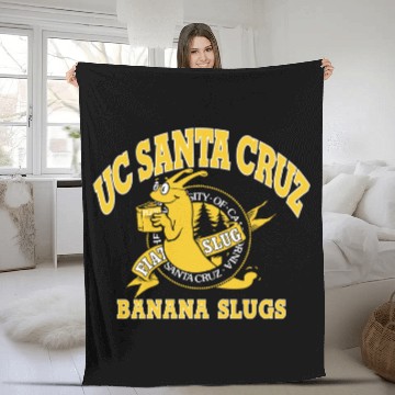 Discover UCSC Santa Cruz Banana Slugs Fleece Blankets