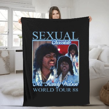 Discover Coming to America Randy Watson Vintage Fleece Blankets