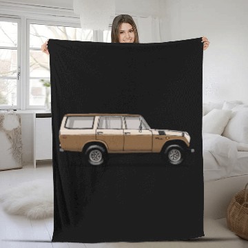 Discover Toyota Land Cruiser - FJ55 Fleece Blankets