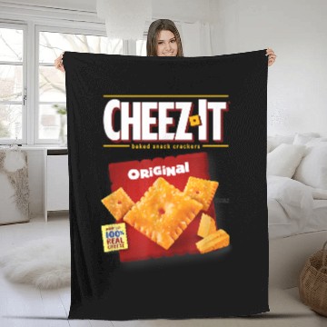 Discover Cheez-It Original Fleece Blankets Fleece Blankets