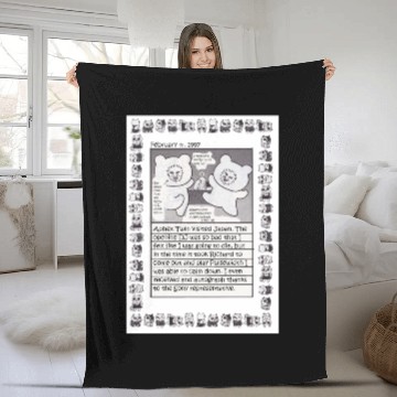 Discover Nekojiru Aphex Twin Fleece Blankets