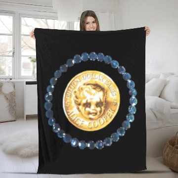 Discover Vintage Alice Cooper Fleece Blankets Billion Dollar Babies Rock Fleece Blankets