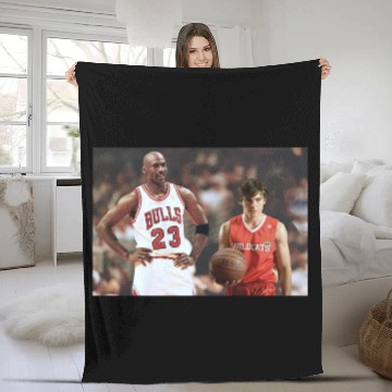 Discover Michael Jordan Troy Bolton Unisex Fleece Blankets