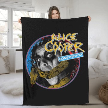 Discover Alice Cooper – Constrictor Fleece Blankets Fleece Blankets