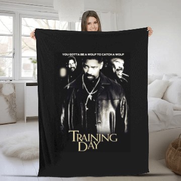 Discover Training day Retro inspired Fleece Blankets