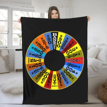 Discover Wheel of Fortune logo Fleece Blankets Fleece Blankets