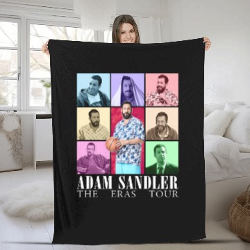 Discover Eras Tour Adam Sandler Fleece Blankets