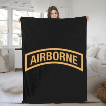 Discover Army Airborne Tab 20162 Fleece Blankets