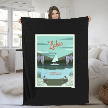 Discover the lakes tayl0r swift Fleece Blankets