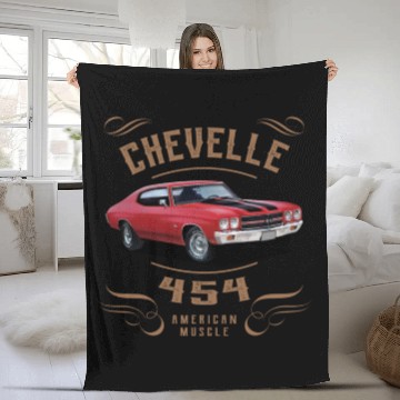 Discover 454 Chevelle Fleece Blankets