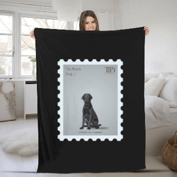 Discover The Black Dog Tayl0r Swift TTPD Fleece Blankets